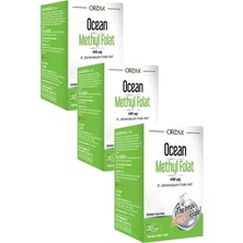 Ocean Methyl Folat 30 Tablet 3 Adet