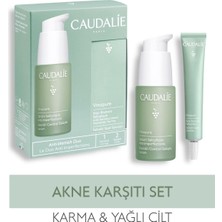 Caudalie Vinopure Akne Karşıtı Set - Vinopure Serum 30 ml + Spot Krem 15 Hediye