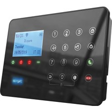 OPAX Ard-575 Siyah Gprs I Gsm I Wifi Kablolu & Kablosuz Dokunmatik Alarm Sistemi (1 Yıl Ahm Ücretsiz)