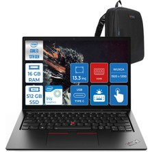 Lenovo Thinkpad L13 Yoga Intel Core Vpro I5-1345U 16GB 512GB 13.3" Wuxga Freedos Dokunmatik Bilgisayar L21FKS0CX0F1 + Zettaçanta