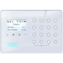 OPAX ARD-575 Beyaz Gprs I Gsm I Wifi Kablolu & Kablosuz Dokunmatik Alarm