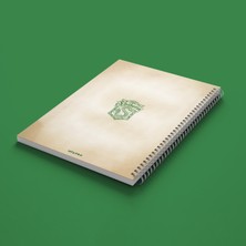 Nekobo Studio NKB-SPD001 Harry Potter Slytherin A5 Spiralli Defter