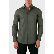 Emporio Armani Pamuklu Logolu Regular Fit Gömlek Erkek Gömlek 6D1C86 1nıuz F512