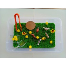Mucit Kids Çiftlik Hayvanları Temalı Duyusal Oyun Seti (2-5 Yaş) - Montessori Oyuncak