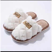Shoemix Kadın Peluş Kumaş Yumuş Ev Terliği