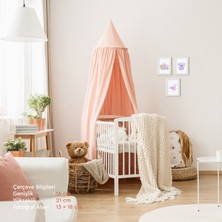 Ozzypix Sevimli Hayvanlar Temalı 3lü Tablo Seti, Bebek Odası Için Dekoratif Tablo Çerçeve Seti TBL04
