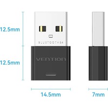 Vention Bluetooth Adaptör 5.4 Süper Hızlı CE/FC/ROHS Lisanslı Yüksek Performans Düşük Gecikme Son Nesil Teknoloji 5.4 Ultra Hızlı Orginal