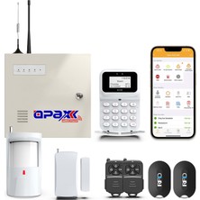 OPAX OPAX-2747-4G Gprs/Lan Keypadli Kablolu - Kablosuz Alarm Paneli