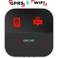 OPAX OPAX-W20 Siyah Gprs I Gsm I Wıfı Kablosuz Network Alarm Sistemi (1 Yıl Ahm Ücretsiz)