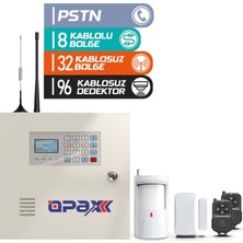 OPAX OPAX-2545 Pstn Özellikli Kablolu & Kablosuz Alarm Paneli