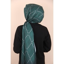 Balse Zümrüt Balse Zincir Desen Pamuklu Şal