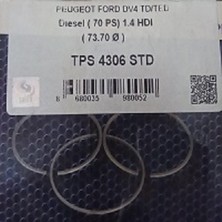 Şahin Motor Pıston Segman P206-P307-C3 1.4hdı-Dv4 Tdcı-Fıesta 1.4hdı 73.70MM - Sahın Tps 4306 Std