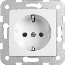 Viko Linnera/rollina Beyaz Topraklı Priz Çerçevesiz - 90440008