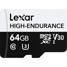 Lexar High Endurance 64GB Micro Sd 100MB V30 4K Hafıza Kartı