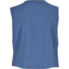 Carıno 5135 Kadın Yelek  Indigo