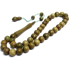 Pelesenk Ağaç Tesbih Sistemli Misket Kesim Model