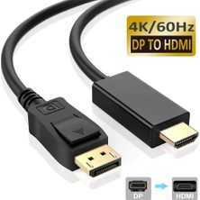 Game Fire Displayport To HDMI 1.8 M Kablo 4K