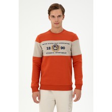 U.S. Polo Assn. Erkek Kiremit Sweatshirt 50296190-VR031