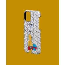 Dukkan Case Beyaz Kartlıklı Telefon Kılıfı - DK121 - Apple iPhone 16
