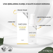 Sheners 50 Spf-Yüksek Koruma, Leke Karşıtı ve Aydınlatıcı Etkili Yüz Güneş Kremi