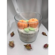 Love Candle Dekor Dekoratif kabak mum, sonbahar dekor mum, turuncu kabak bardak mum