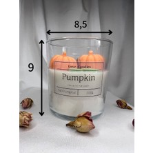 Love Candle Dekor Dekoratif kabak mum, sonbahar dekor mum, turuncu kabak bardak mum