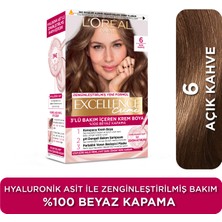 L'Oréal Paris Excellence Creme Saç Boyası - 6 Açık Kahve