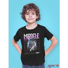Bumeta Mucize Büyücü Kedi Cat Çocuk Tişört T-Shirt