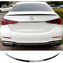 MKG Otomotiv Mercedes C C260L Bagaj Üstü Spoiler Parlak Siyah Spoyler Plastik Ithal 2021+