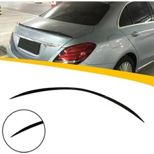 MKG Otomotiv Mercedes C W205 C63 Bagaj Üstü Spoiler Parlak Siyah Spoyler Plastik Ithal 2014-2019