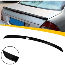 MKG Otomotiv Mercedes E W211 Bagaj Üstü Spoiler Parlak Siyah Spoyler Plastik Ithal 2002-2009