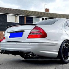 MKG Otomotiv Mercedes E W211 Bagaj Üstü Spoiler Parlak Siyah Spoyler Plastik Ithal 2002-2009