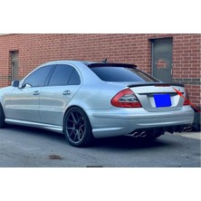 MKG Otomotiv Mercedes E W211 Bagaj Üstü Spoiler Parlak Siyah Spoyler Plastik Ithal 2002-2009