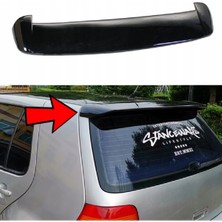 MKG Otomotiv Vw Golf 4 Spoiler Parlak Siyah Spoyler Plastik Ithal 1997-2003