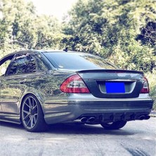 MKG Otomotiv Mercedes E W211 Bagaj Üstü Spoiler Parlak Siyah Spoyler Plastik Ithal 2002-2009