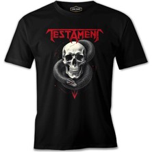 Testament - Kurukafa Yılan Siyah Erkek Tshirt