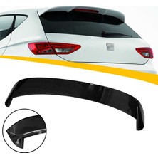 MKG Otomotiv Seat Leon Mk3 Spoiler Parlak Siyah Spoyler Plastik Ithal