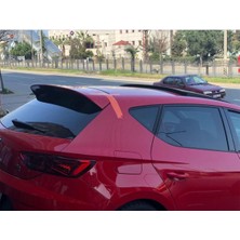 MKG Otomotiv Seat Leon Mk3 Spoiler Parlak Siyah Spoyler Plastik Ithal