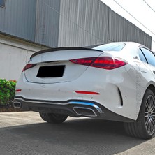 MKG Otomotiv Mercedes C W206 Bagaj Üstü Spoiler Parlak Siyah Spoyler Plastik Ithal 2021+