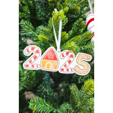 Candy Cane 2026 Ginger House Kurabiye Ev Tema Yılbaşı Ağaç Süsü
