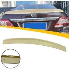 MKG Otomotiv Toyota Corolla Bagaj Üstü Spoiler Parlak Siyah Spoyler Plastik Ithal 2006-2013