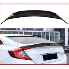 MKG Otomotiv Honda Civic Fc5 Jdm Bagaj Üstü Spoiler Parlak Siyah Spoyler Plastik Ithal 2016+