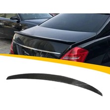 MKG Otomotiv Mercedes S W221 Bagaj Üstü Spoiler Parlak Siyah Spoyler Plastik Ithal