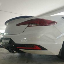 MKG Otomotiv Hyundai Elantra Bagaj Üstü Spoiler Parlak Siyah Spoyler Plastik Ithal 2016-2019