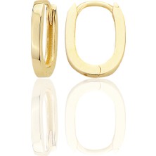 Shiny Spectra 14 Ayar Altın Ataç Sade Minimalist Ufak Küpe Sarı Renk Minimalist Tasarım