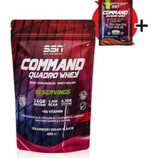 SSN Sports Style Nutrition SSN Command Quadro Whey Protein Tozu 450 Gr Çilekli