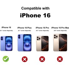 Dexmon iPhone 16 Kılıf Magsafe Özellikli Metal Kamera ve Tuş Tasarımlı Arkası Sararmaz Sert Şeffaf