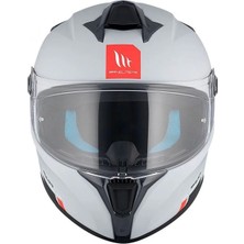 Mt Helmets Kask Targo S Solid Mat Beyaz