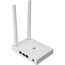 Netis W1 300Mbps 2.4GHz 1*WAN+2*LAN 2*5dBi Anten AP+Repeater+WISP Smart Kablosuz Router