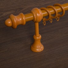 Wenthi Meşe ahşap rustik perde askısı